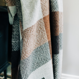 Alpaca Throw Australia Brown, Grey & Charcoal