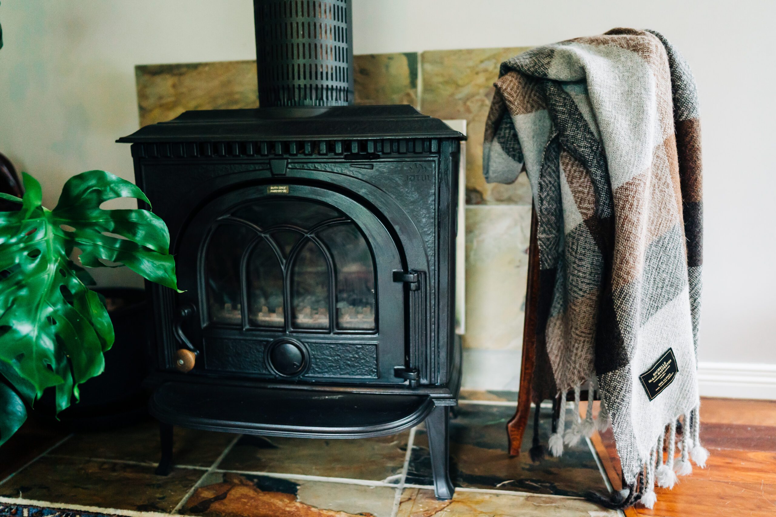 Handwoven Grey, Charcoal & Brown Pure Alpaca Throw - Image 3